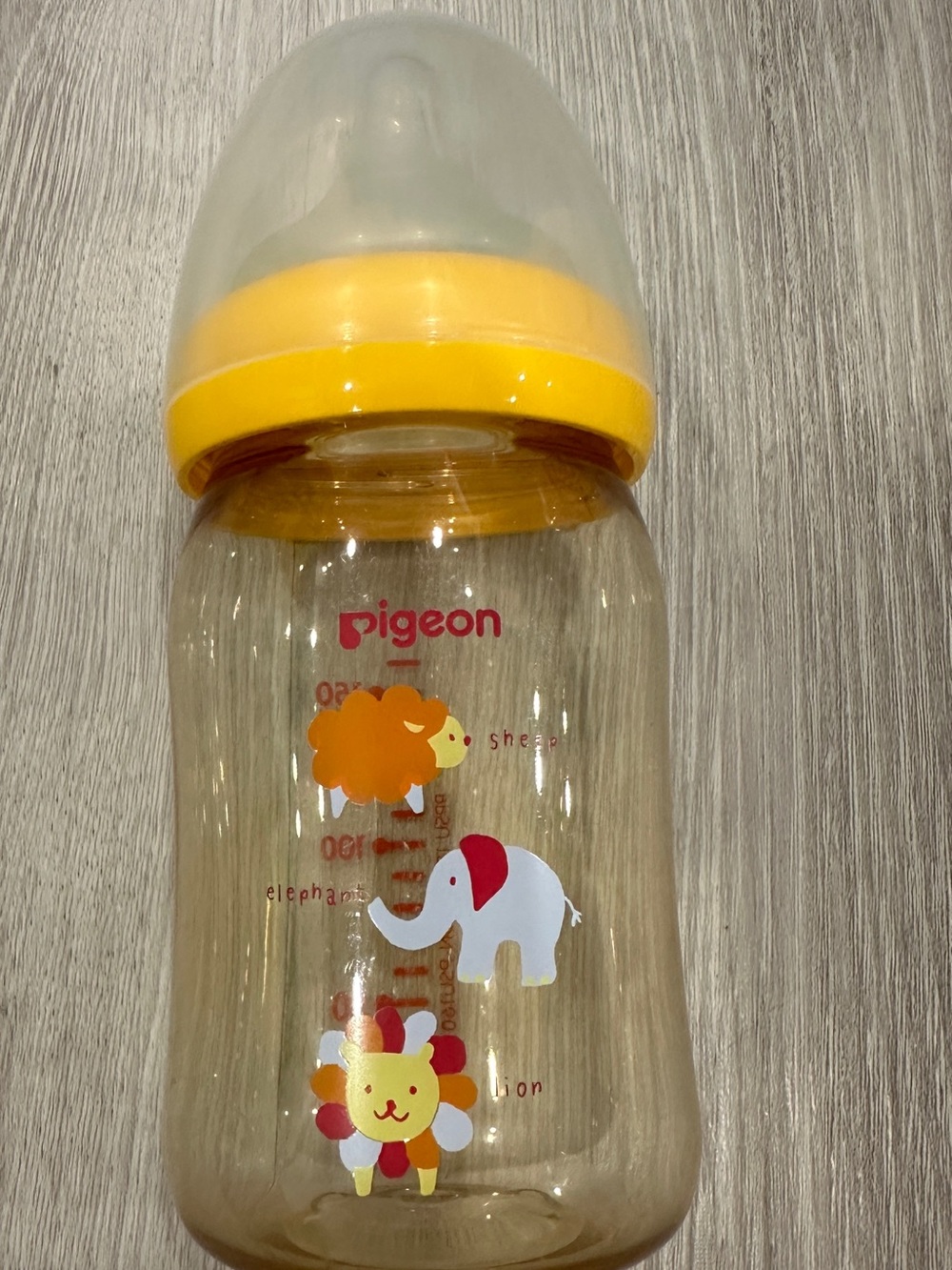 Pigeon Baby Bottle with Animal Prints 160ml